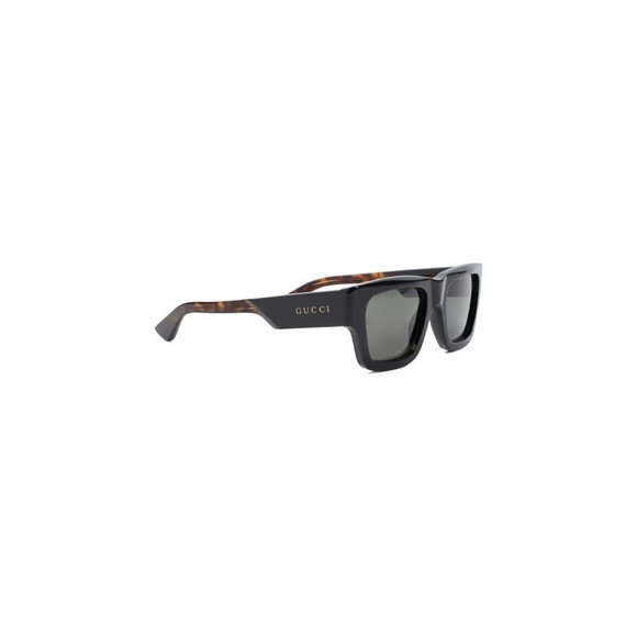 Gucci Square Frame Sunglasses With Golden Logo Accents - NWT - Picture 1 of 3